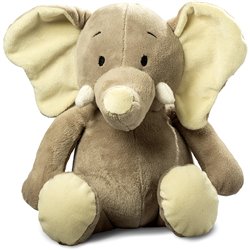 Peluche éléphant
 gris clair 25 cm