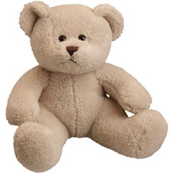 Peluche ours
 crème 26 cm