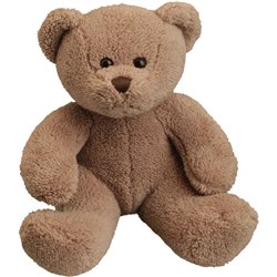 Peluche ours
 beige 26 cm