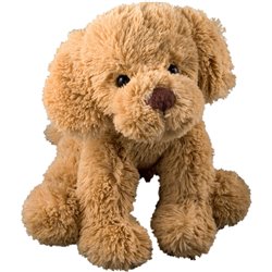 Peluche chien
 marron 24 cm