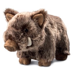 Peluche sanglier
 brun 17 cm