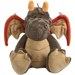 Peluche dragon
 multicolore 19 cm