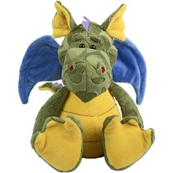 Peluche dragon
 multicolore 19 cm