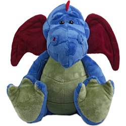 Peluche dragon
 multicolore 19 cm