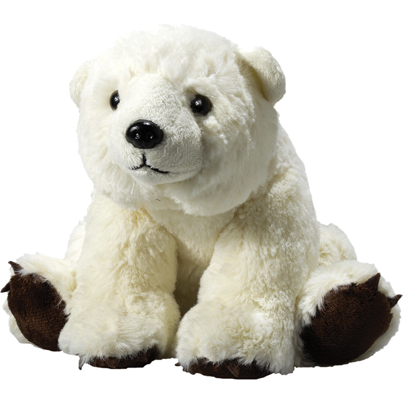 Peluche ours polaire
 blanc 20 cm