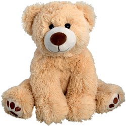 Peluche ours
 marron clair 20 cm