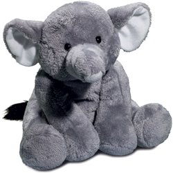 Peluche éléphant
 gris 30 cm