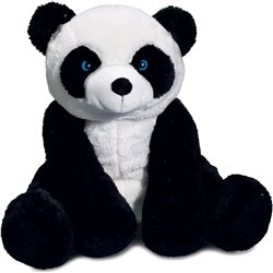Peluche panda
 noir et blanc 30 cm