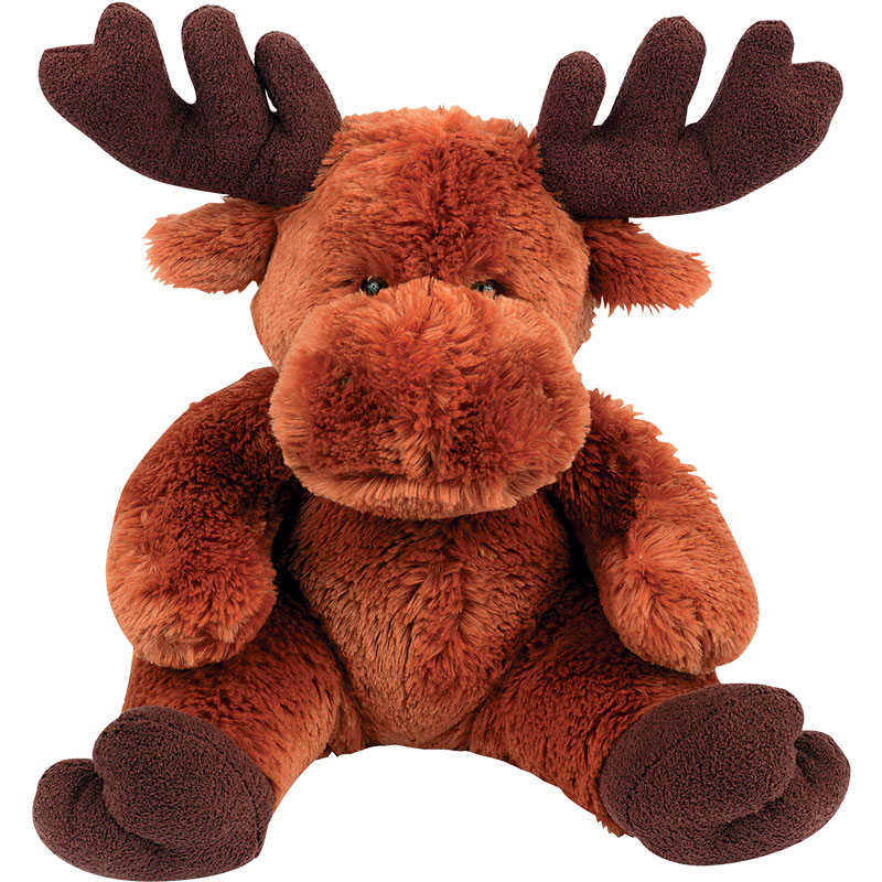 Peluche élan
 marron 28 cm