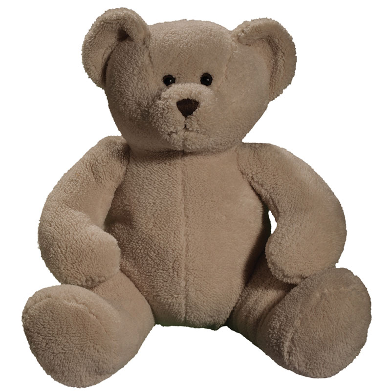 Peluche ours
 beige 38 cm