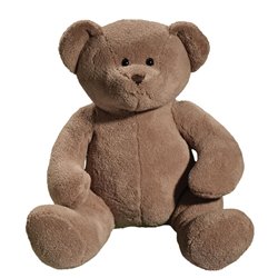 Peluche ours
 beige 36 cm