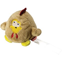 Peluche poule
 beige 7 cm