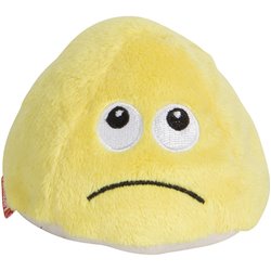 Peluche heureux/triste
 jaune 7 cm