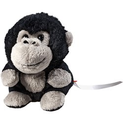 Peluche gorille
 noir 12 cm