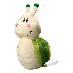 Peluche escargot
 vert 20 cm