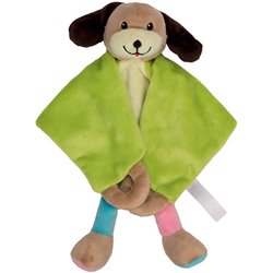 Peluche chien
 multicolore 28 cm