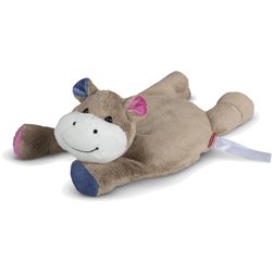 Peluche hippopotame
 multicolore 28 cm