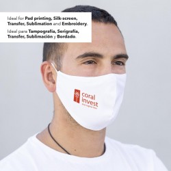 Masque hygiénique réutilisable antibactérien et hydrofuge leik
