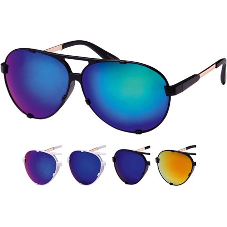 Lunettes De Soleil Pilote Rétro Oversized – Style Années 70 – Verres Non Polarisés, Protection UV 99.9% – Pour Femme Et Homme - 7