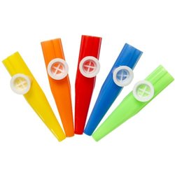 Sifflet Kazoo plastique 11 cm