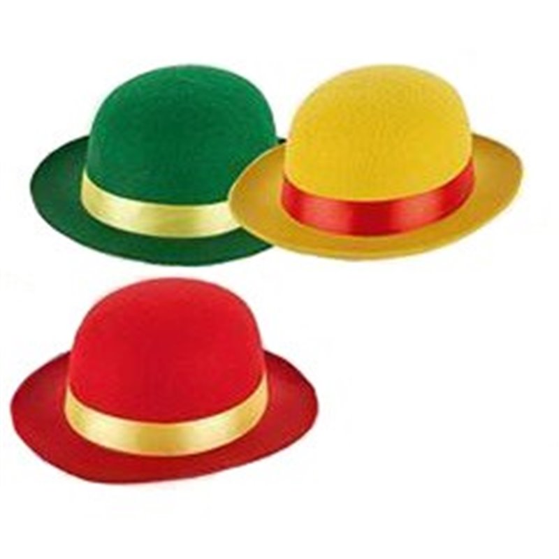 Chapeaux melon enfant en feutrine mix