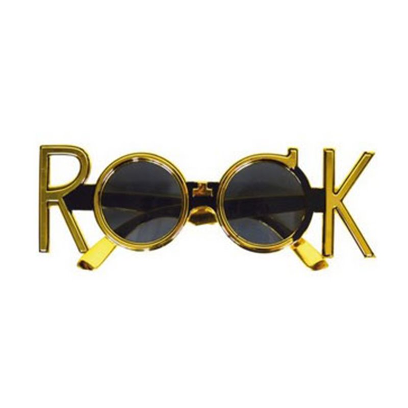 Lunettes Gag Rock Or