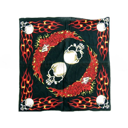 Bandana Flammes à Motif 6 Crânes