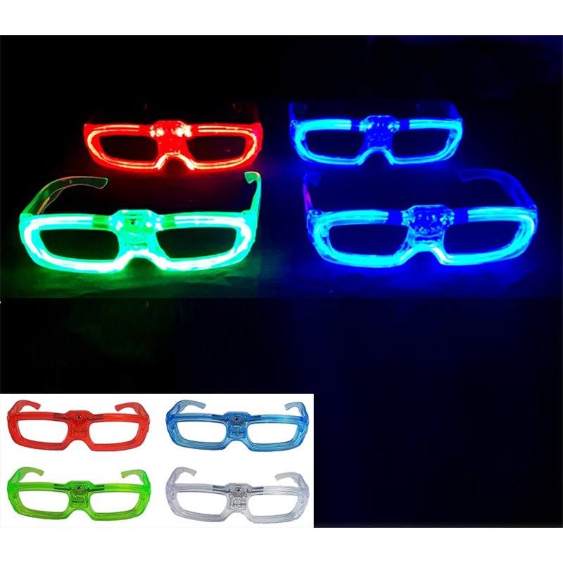 Lunettes de Soirée Lumineuse Dépourvues de Verre