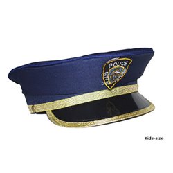 Casquette de Policier Bleu Marine pour Enfant