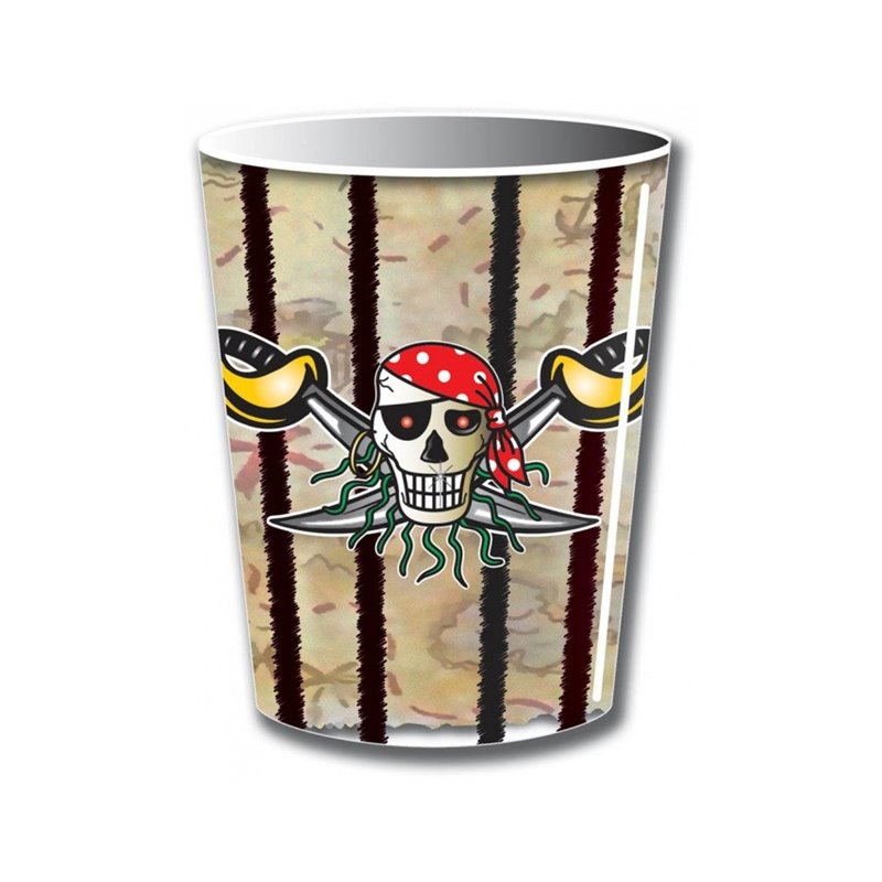 Lot de 8 Gobelets Red Pirate