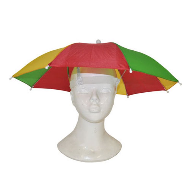 Parapluie de Tête Clown Tricolore
