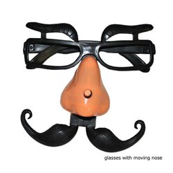 Lunettes Sourcils Nez et Moustache Réglable