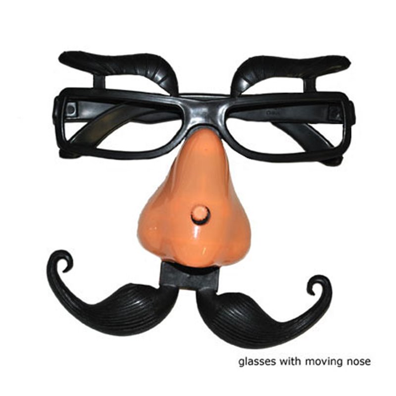 Lunettes Sourcils Nez et Moustache Réglable