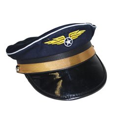 Casquette de pilote Bleu marine