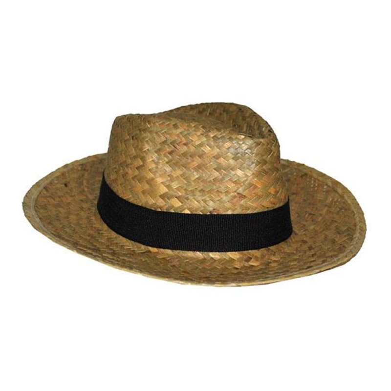 Chapeau de paille type Havana avec bandeau