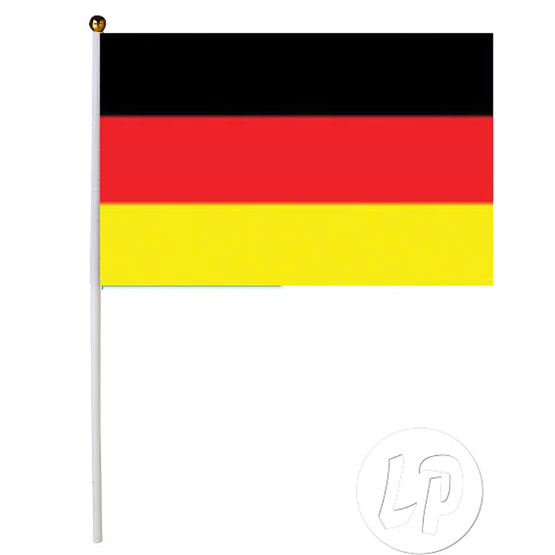 Drapeau Allemagne avec Bâton