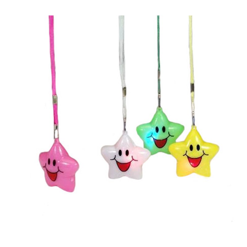 Pendentif Lumineux Etoile Sourire