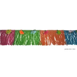 Guirlande bordure de table Tahiti Hawaï multicolore