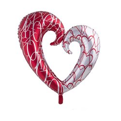 Ballon aluminium Coeur amoureux 110 cm