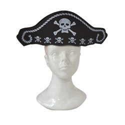 Chapeau de pirate tête de mort