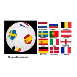 BALLON DE FOOT DRAPEAU FRANCAIS DIAM 25 CM