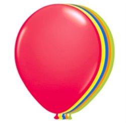 Lot de 10 ballons néon fluorescent multicolores