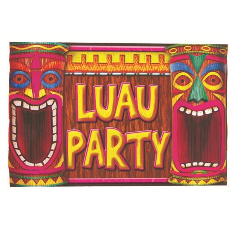 Décoration murale Luau party 1m22