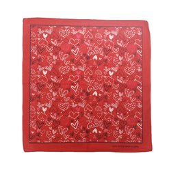 Bandana à motifs Cœur Rouge