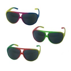 Lunettes de soleil à monture multicolore