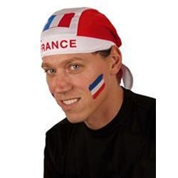 Bandana bleu blanc rouge France