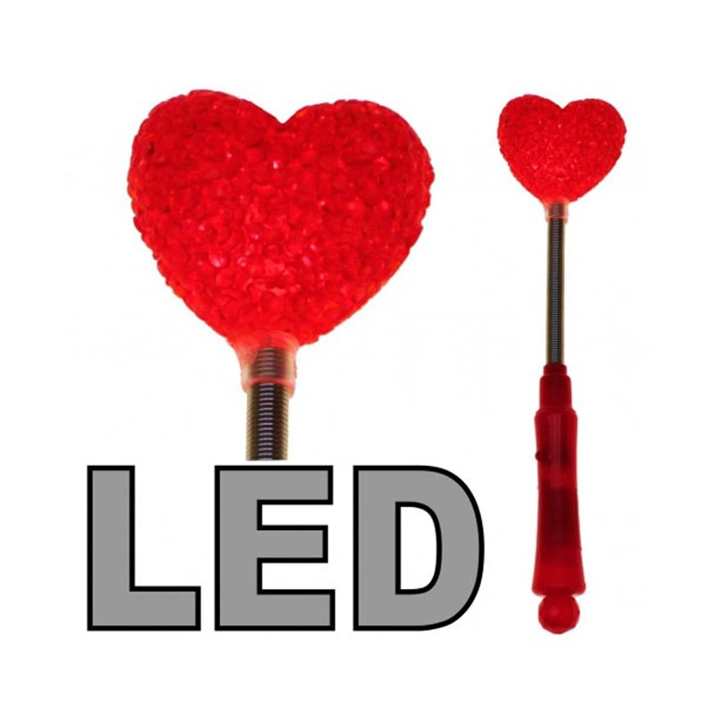 Bâton Lumineux LED Cœur Rouge