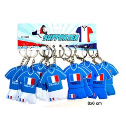 Porte-clés maillot de football FRANCE