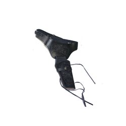 Holster de cowboy en cuir noir