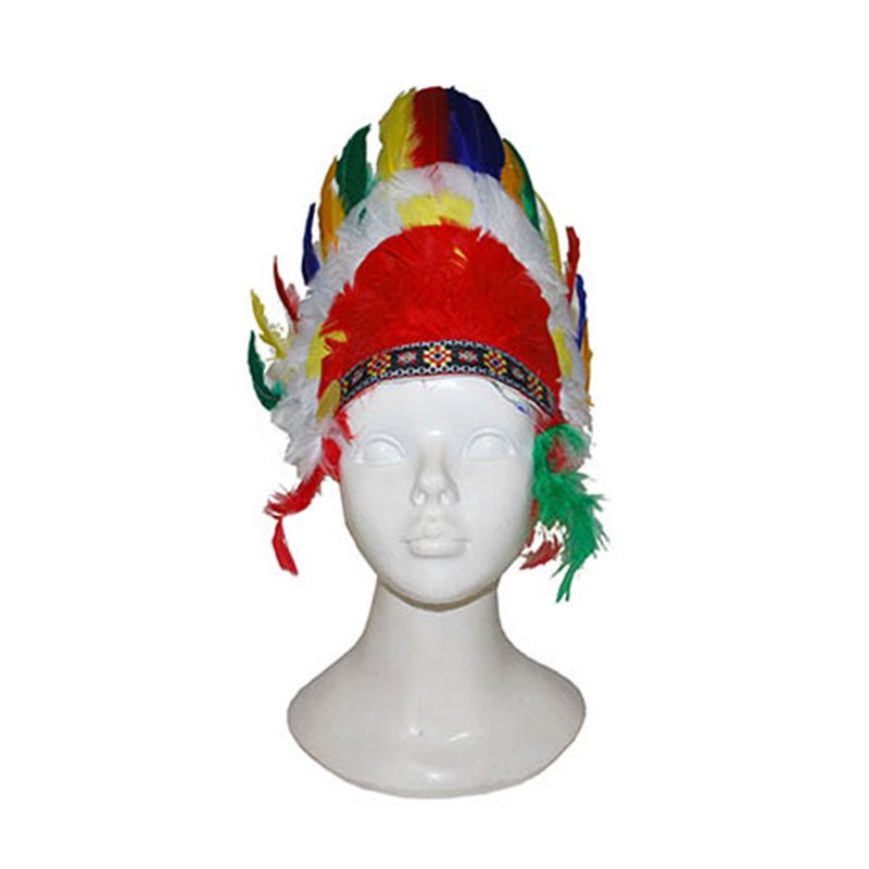 Coiffe Courte d'Indien Multicolore